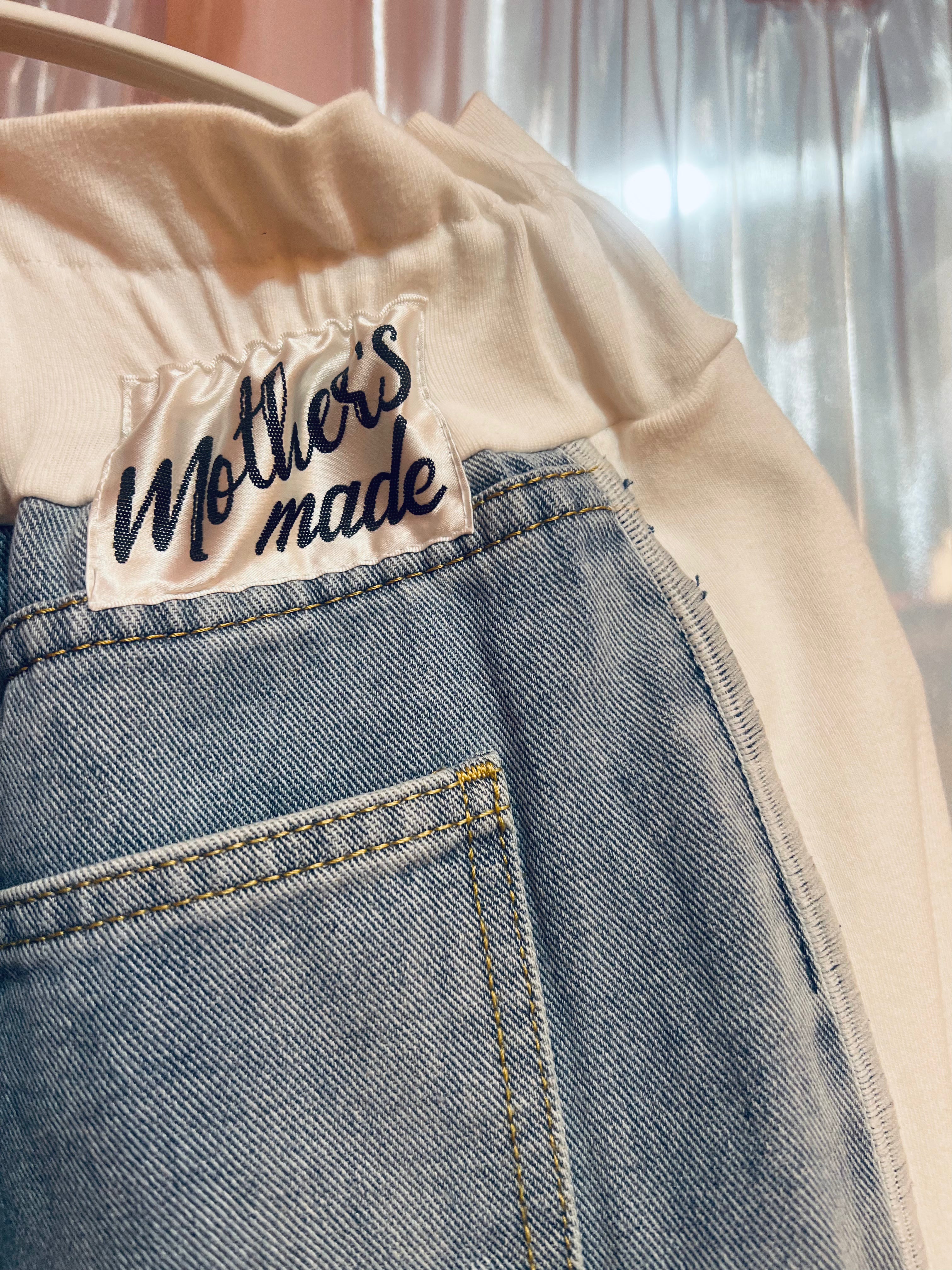 ニットパッチワークデニム (はいいる