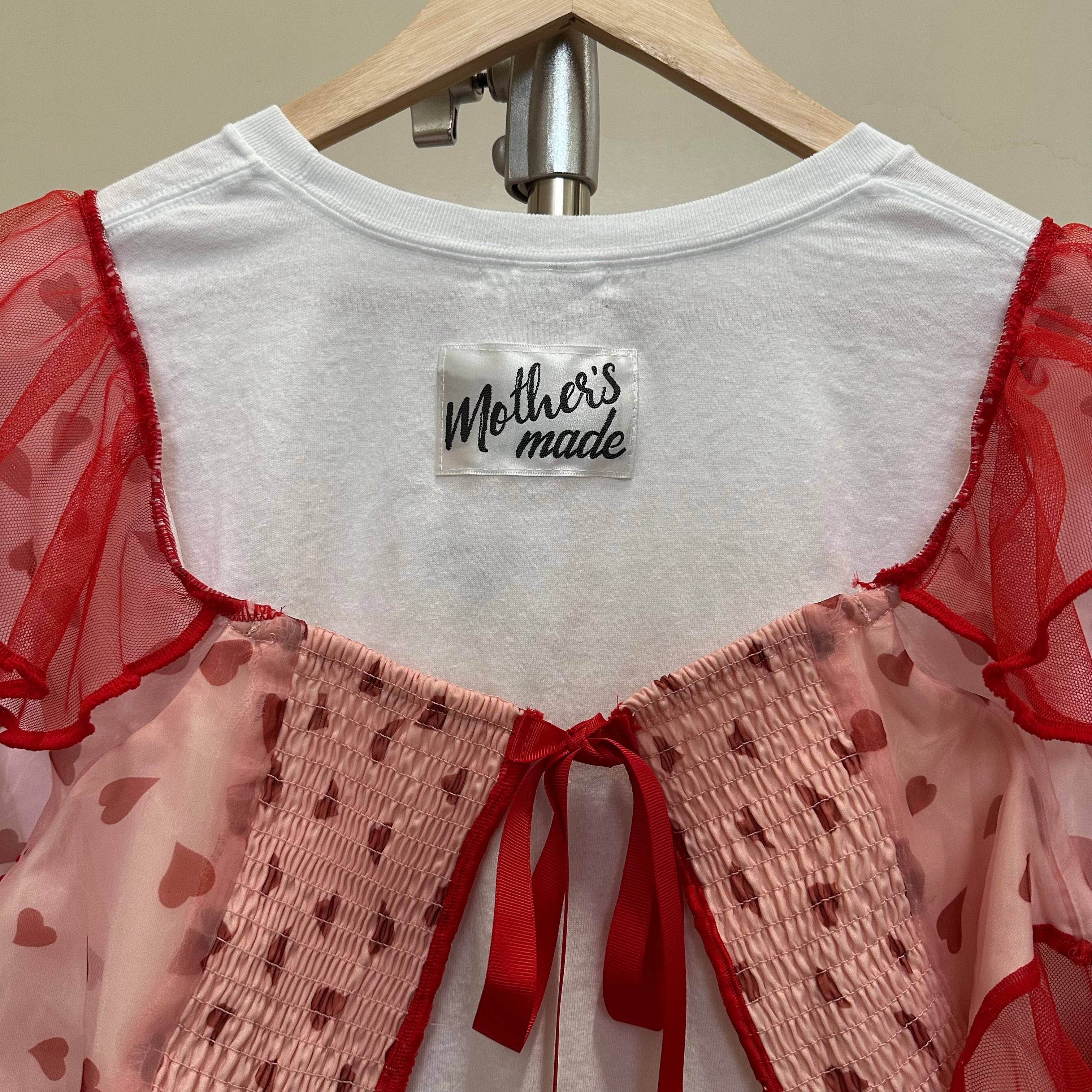 ワンちゃんハートリメイクトップス