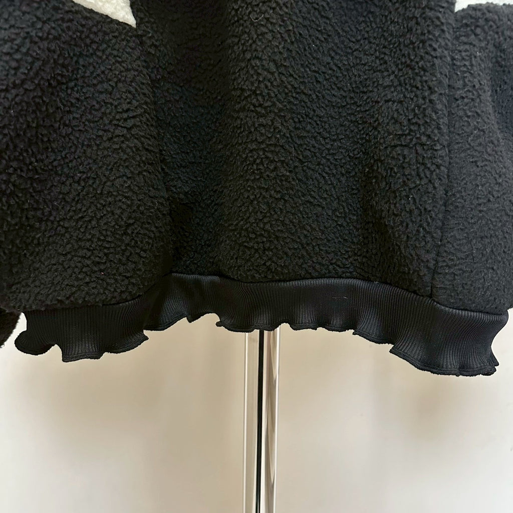 ヒョウ刺繍カモフラージュシェルパジャケット