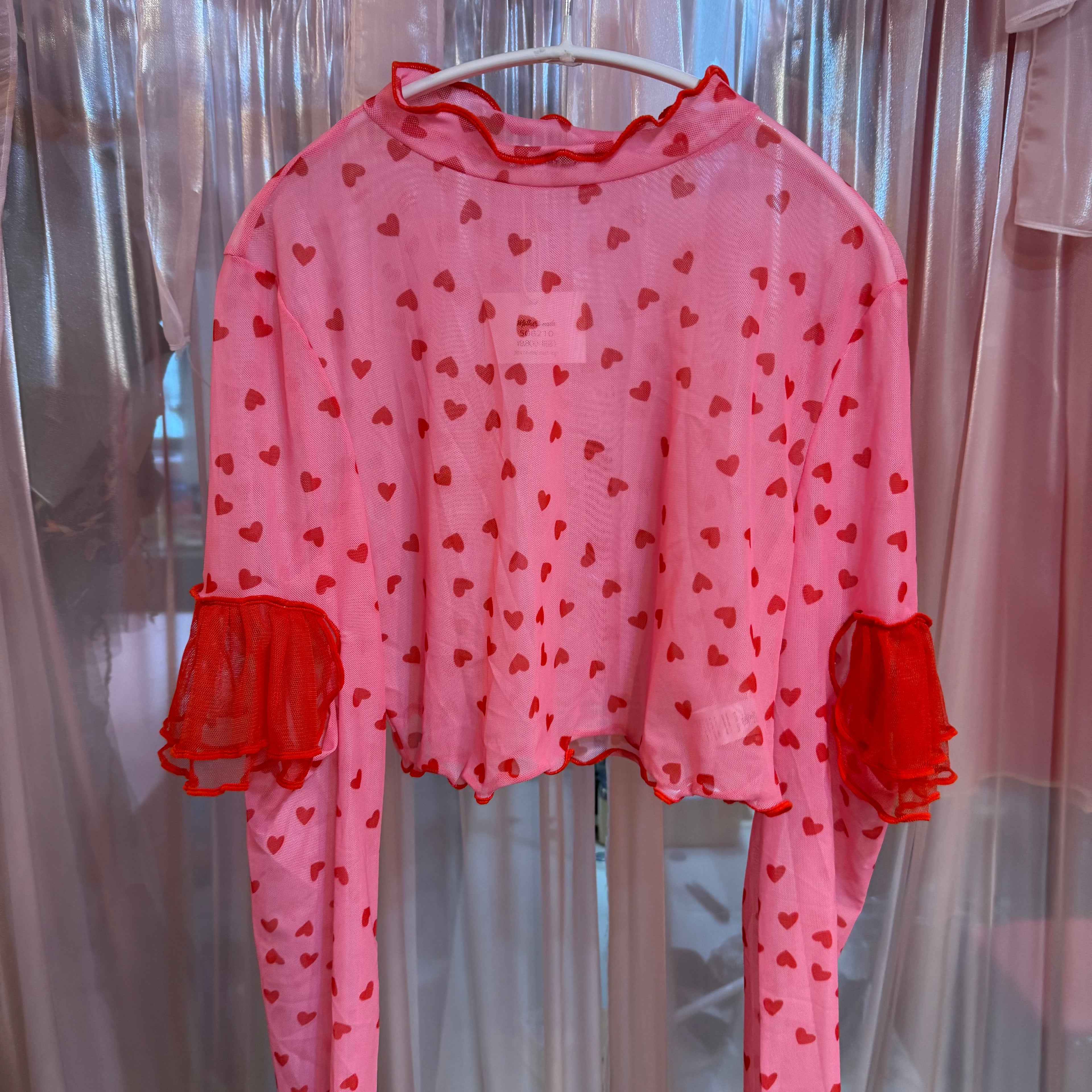 ピンクシアー2-wayトップス