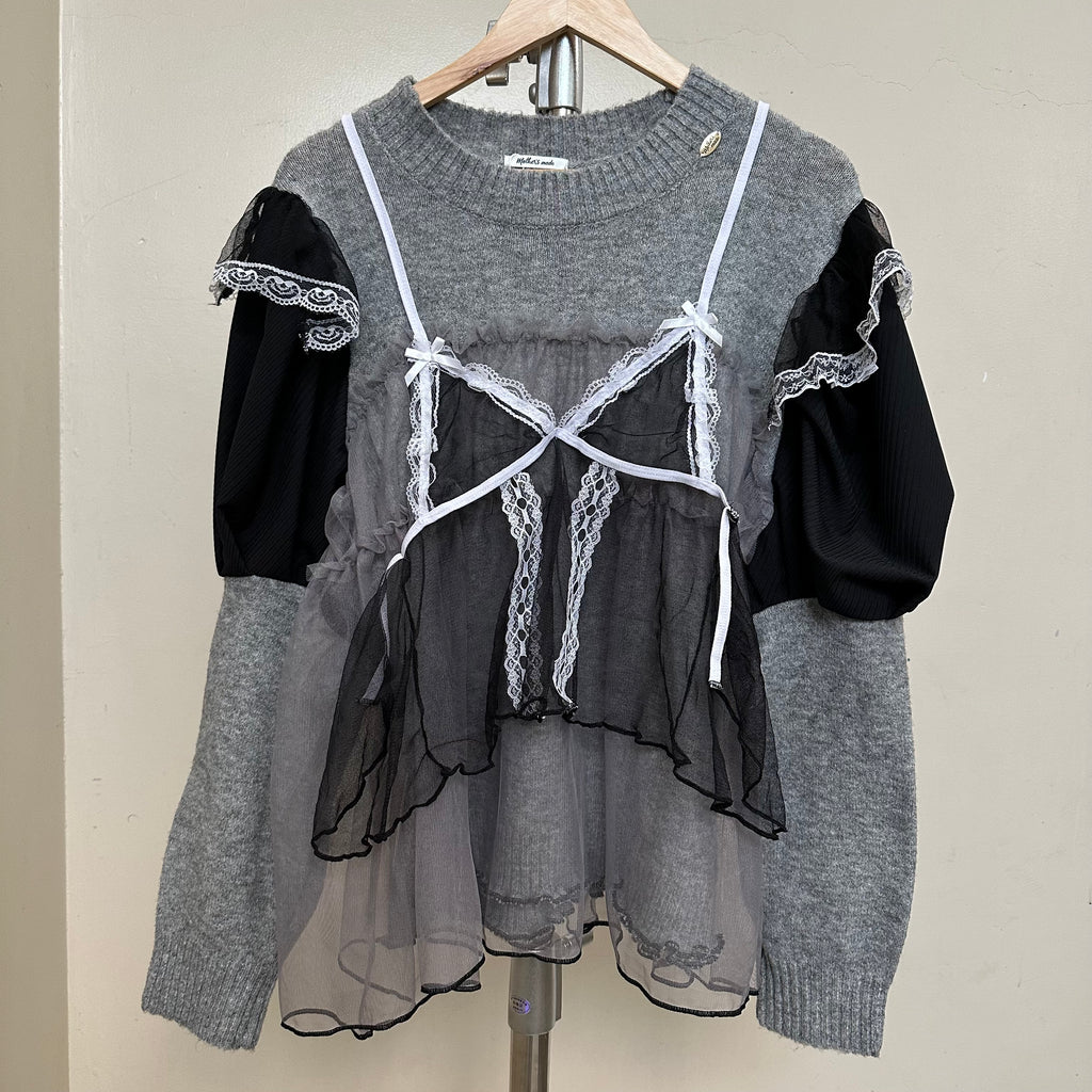 グレーチュールリメイクセーター