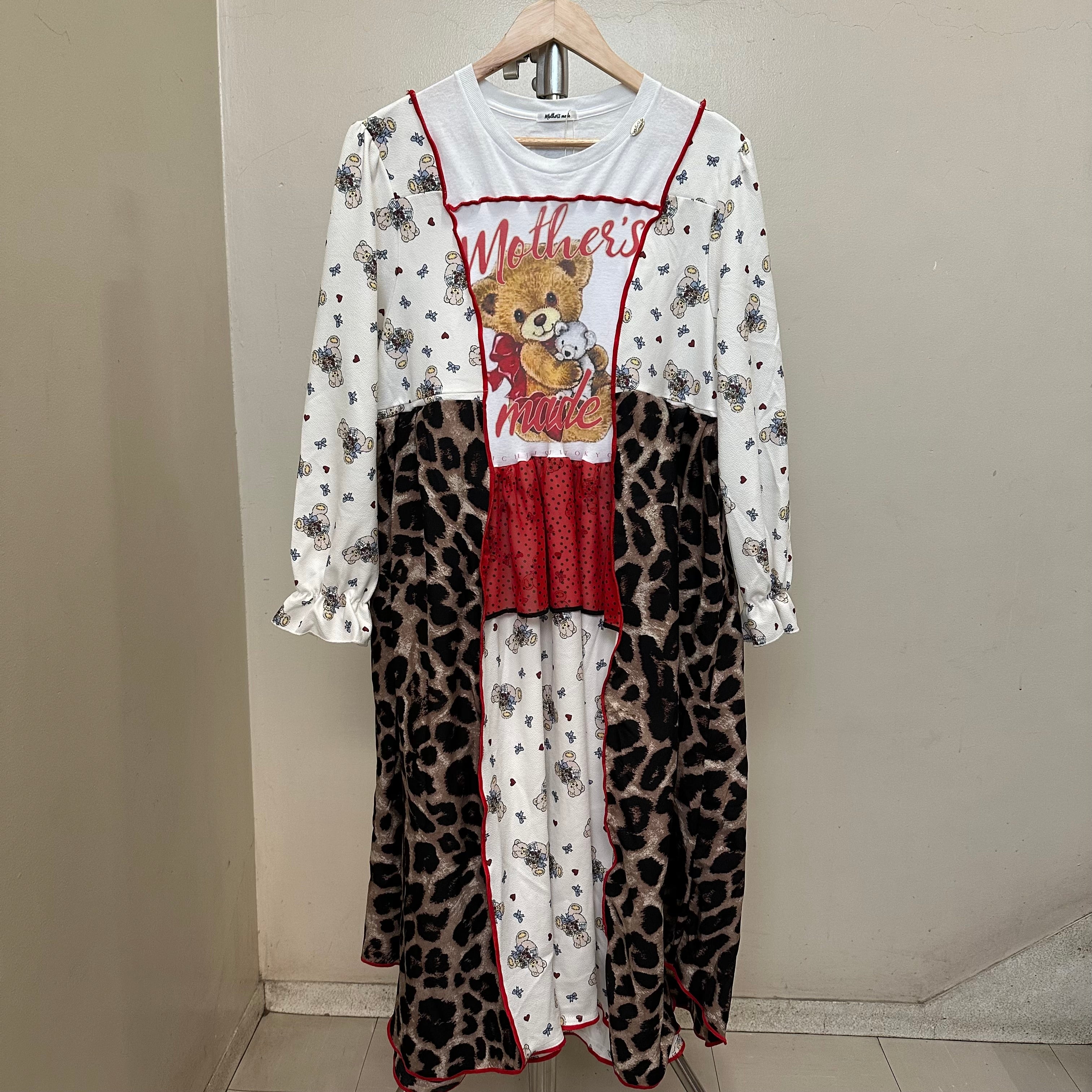 ヒョウ柄テディベア OP