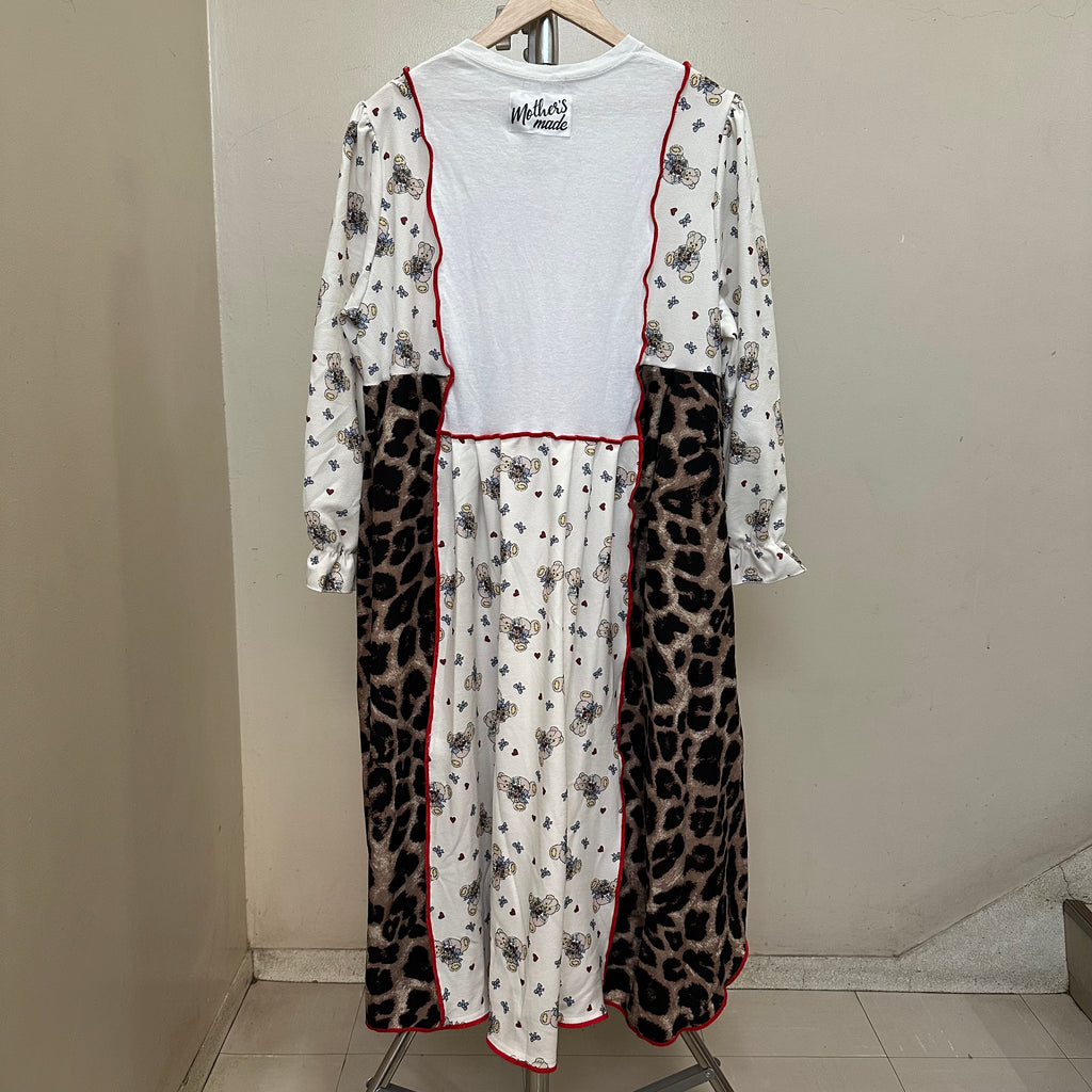 ヒョウ柄テディベア OP